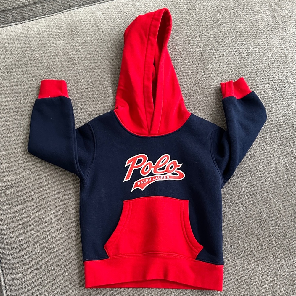 Polo by Ralph Lauren Kids Navy and Red Hoodie